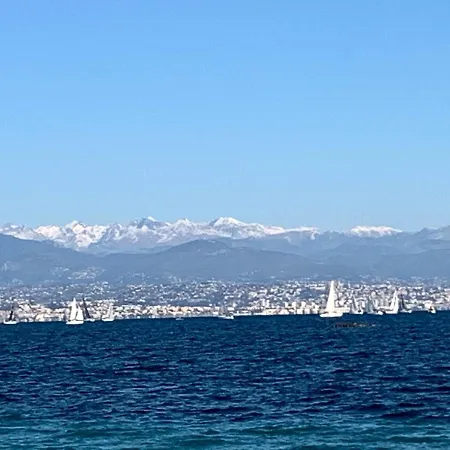 Cap D Antibes, Salis , 2 Bedrooms , Free Parking アパート *